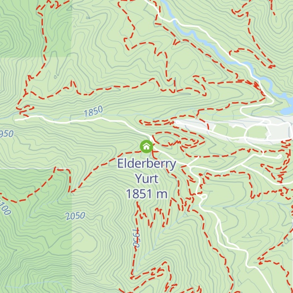 Map of Elderberry Yurt