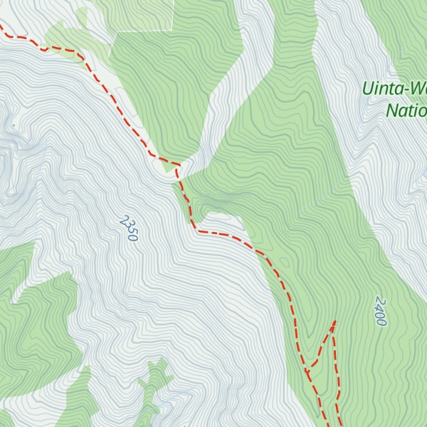 Map of Chilly Peak