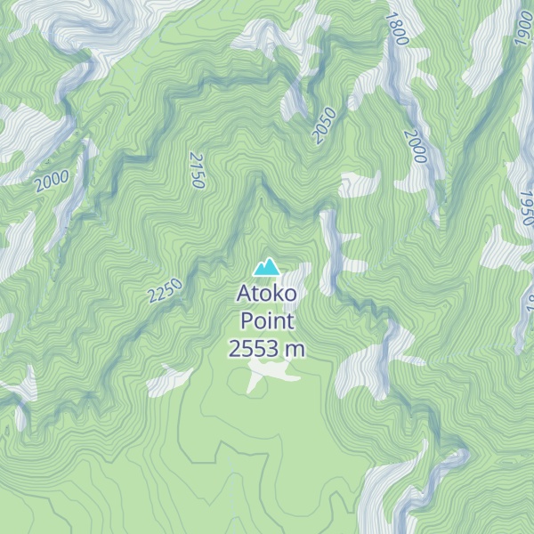 Map of Atoko Point