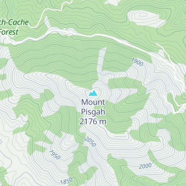 Map of Mount Pisgah