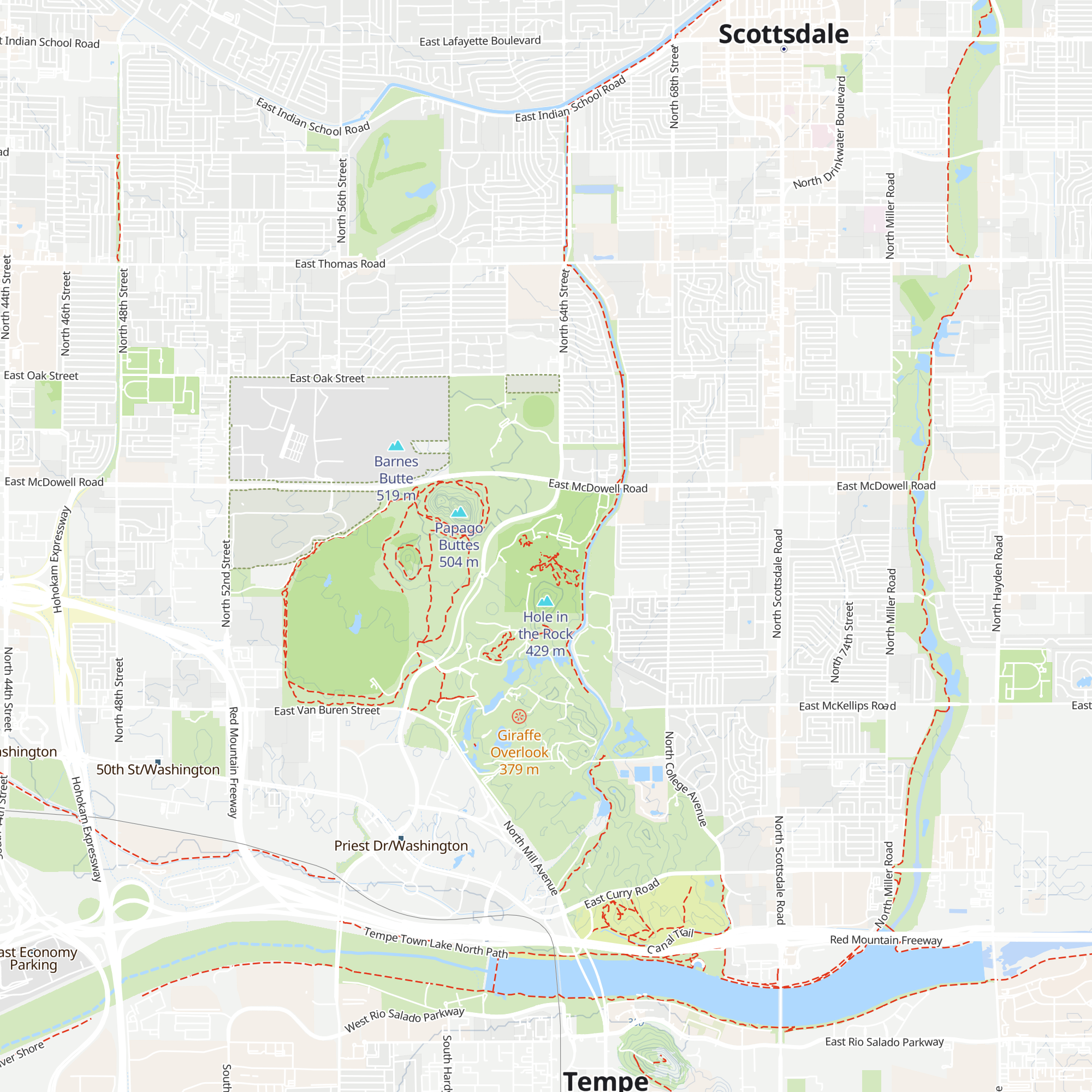 SRP Visitor Center map