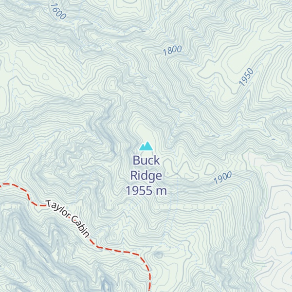 Map of Buck Ridge