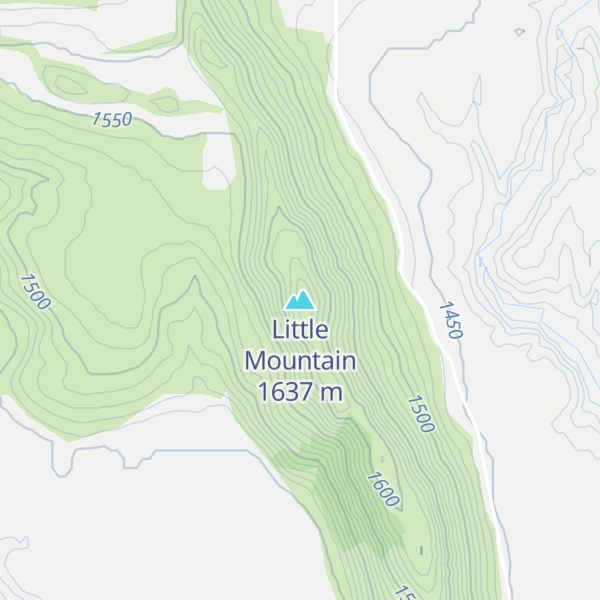 Map of Little Mountain