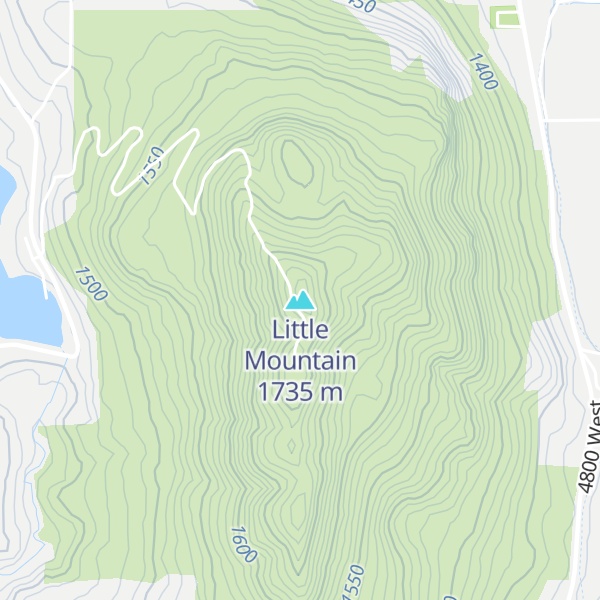 Map of Little Mountain