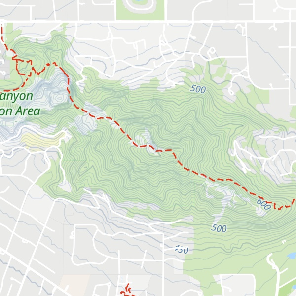 Map of Camelback Mountain