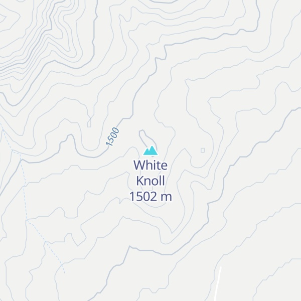 Map of White Knoll