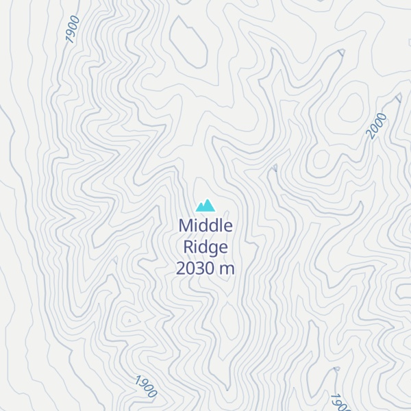 Map of Middle Ridge