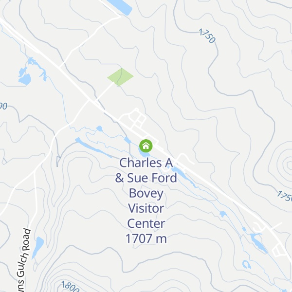 Map of Charles A & Sue Ford Bovey Visitor Center