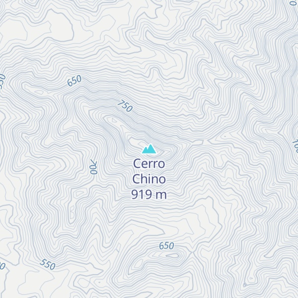 Map of Cerro Chino