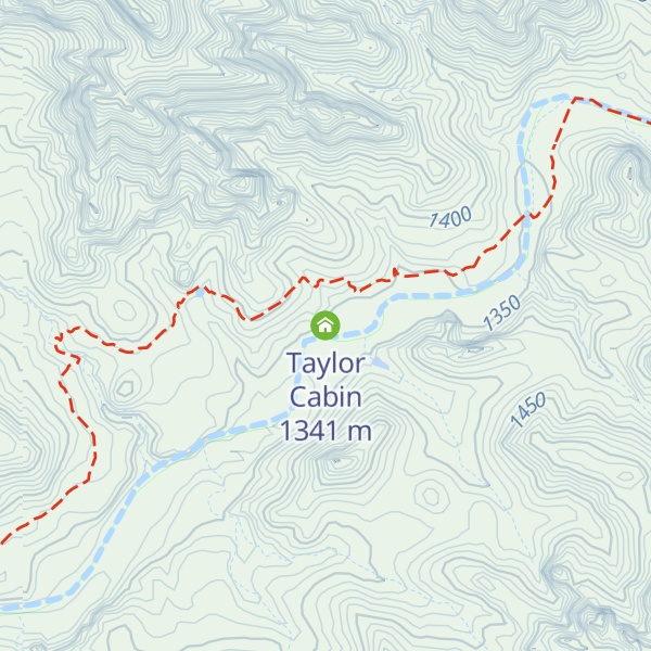 Map of Taylor Cabin