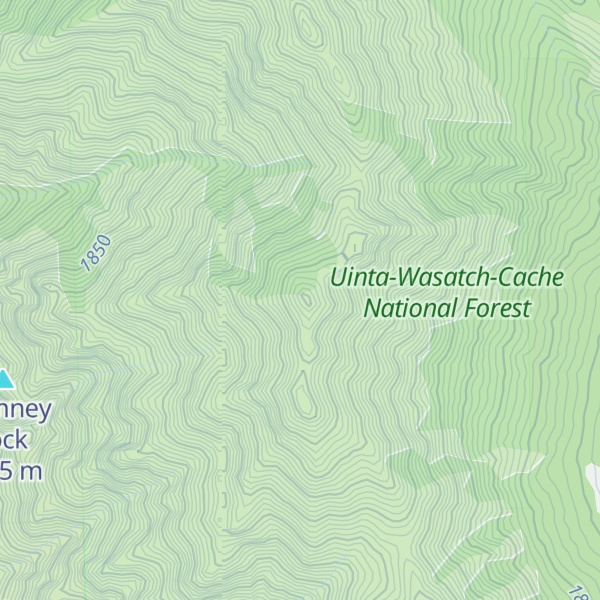 Map of Black Peak