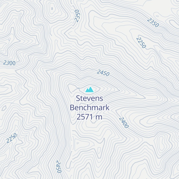 Map of Stevens Benchmark