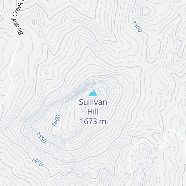 Map of Sullivan Hill