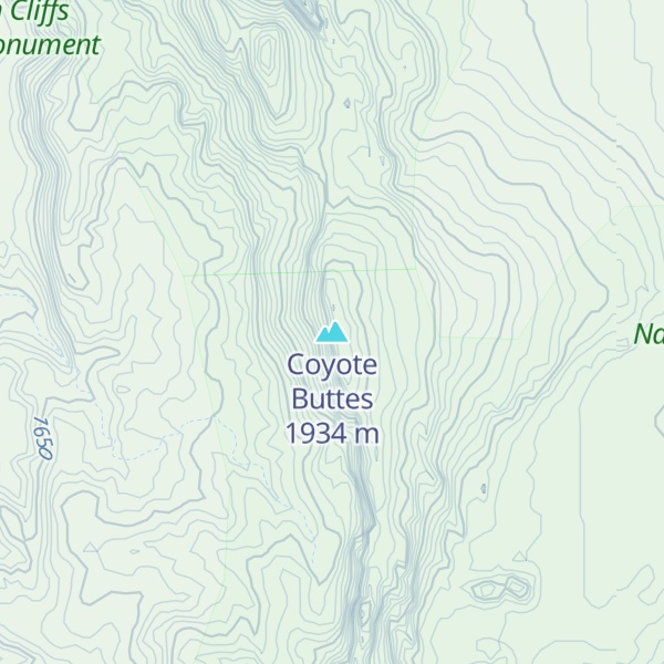 Map of Coyote Buttes