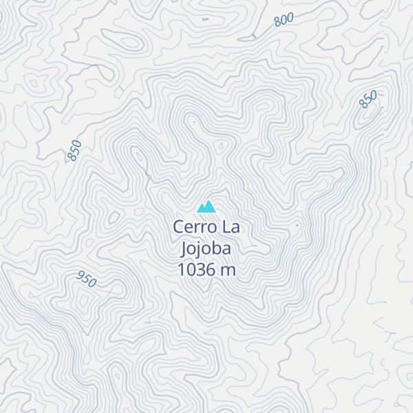 Map of Cerro La Jojoba