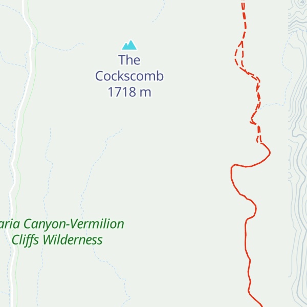 Map of Cocks Comb