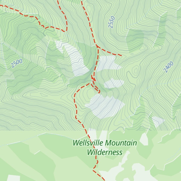 Map of Wellsville Cone