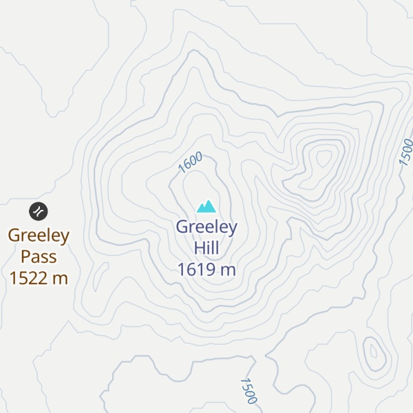 Map of Greeley Hill