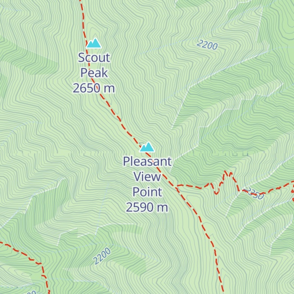 Map of Pleasant View Point