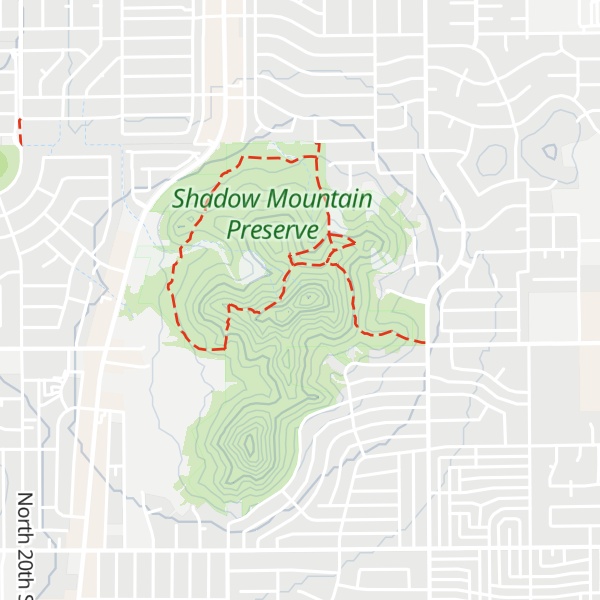 Map of Shadow Mountain