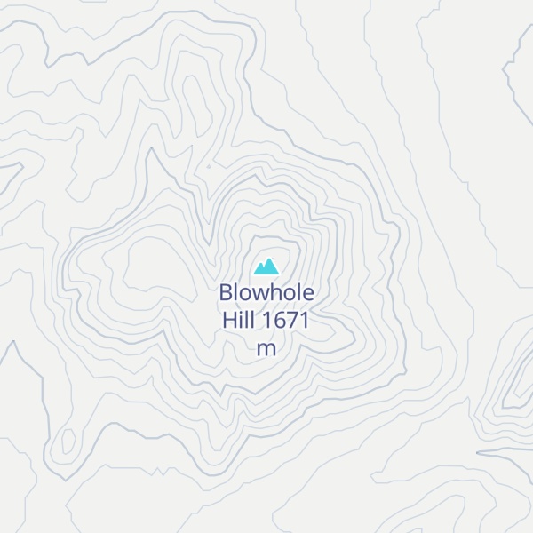 Map of Blowhole Hill