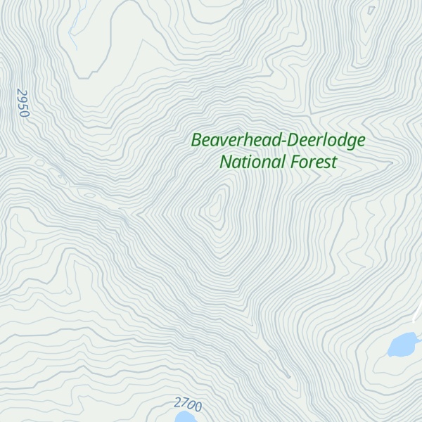 Map of Granite Peak
