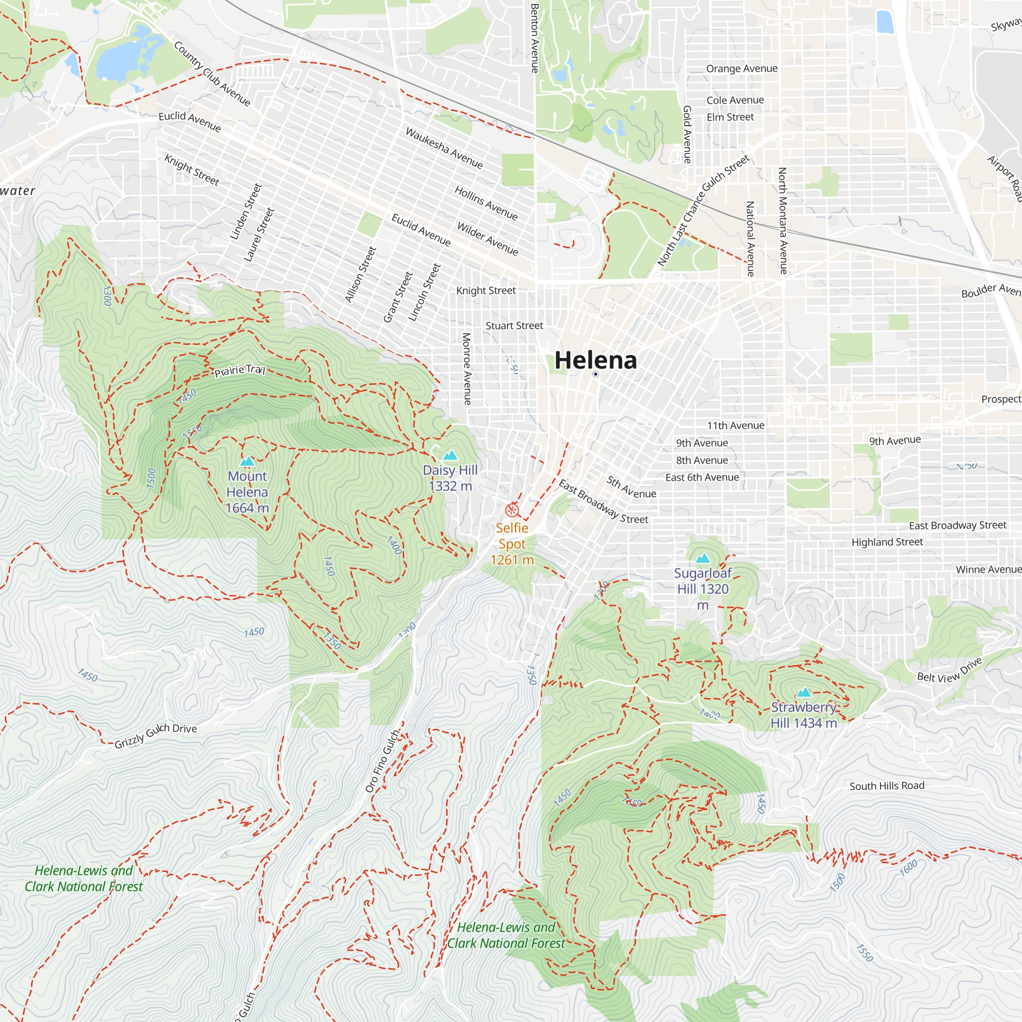 Montana Helena Tourism Alliance Visitor Center map