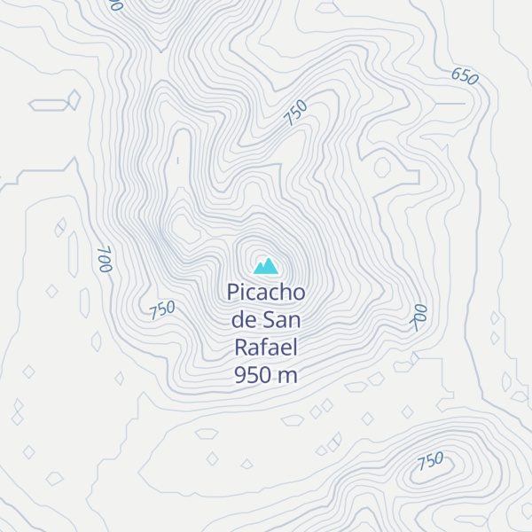 Map of Picacho de San Rafael