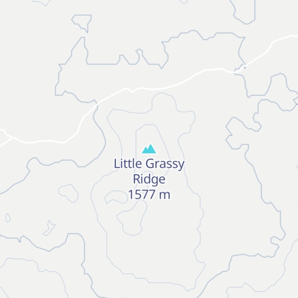 Map of Little Grassy Ridge