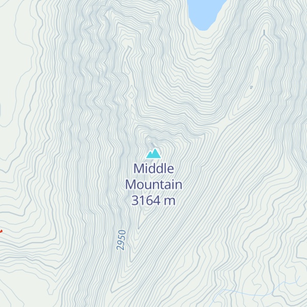 Map of Middle Mountain