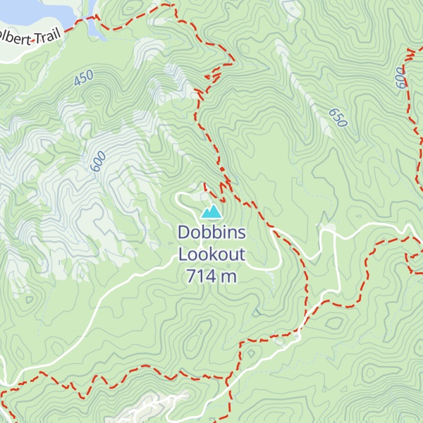 Map of Dobbins Lookout
