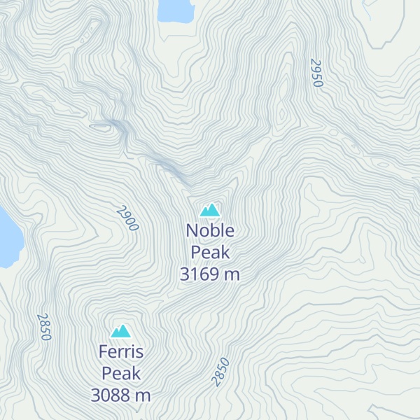 Map of Noble Peak
