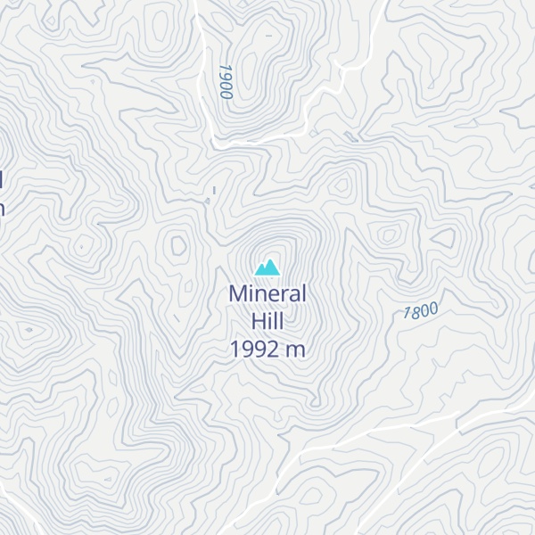 Map of Mineral Hill