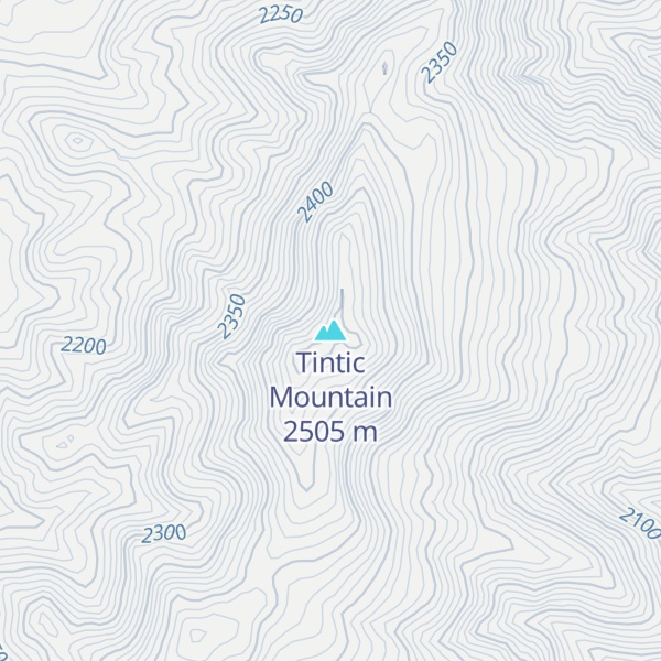Map of Tintic Mountain
