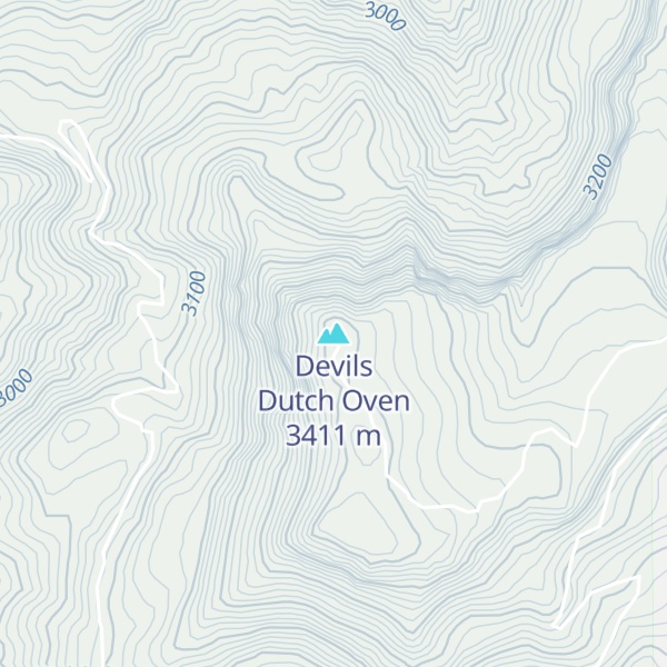 Map of Devils Dutch Oven