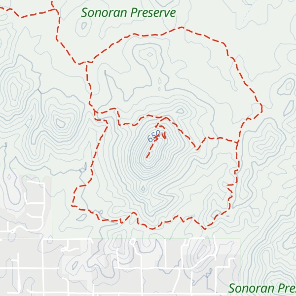 Map of Union Peak