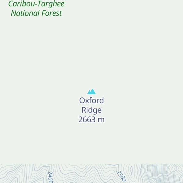 Map of Oxford Ridge