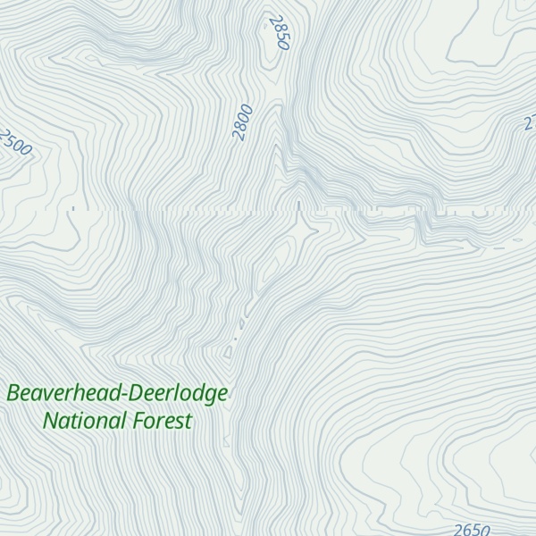 Map of Manhead Mountain