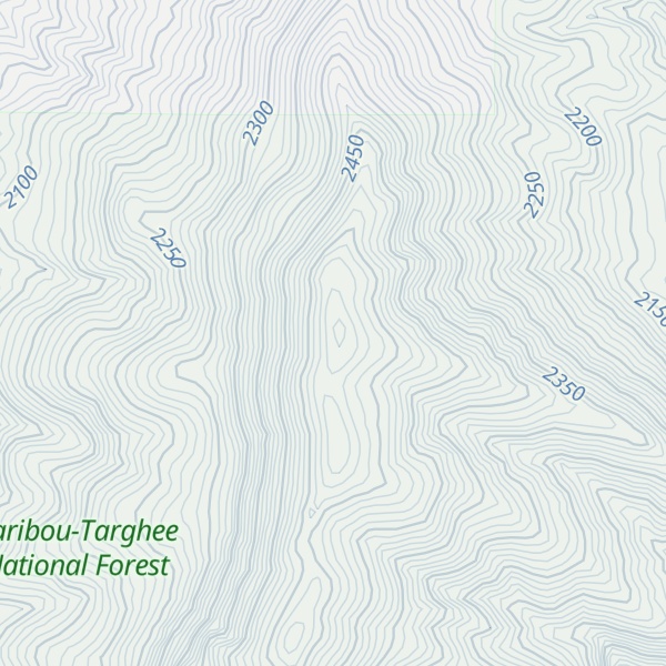 Map of Old Baldy Peak