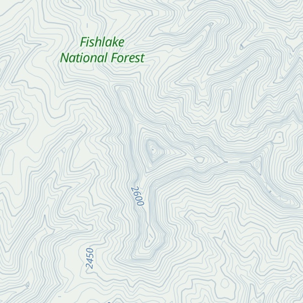 Map of Beehive Peak