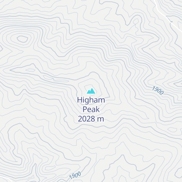 Map of Higham Peak