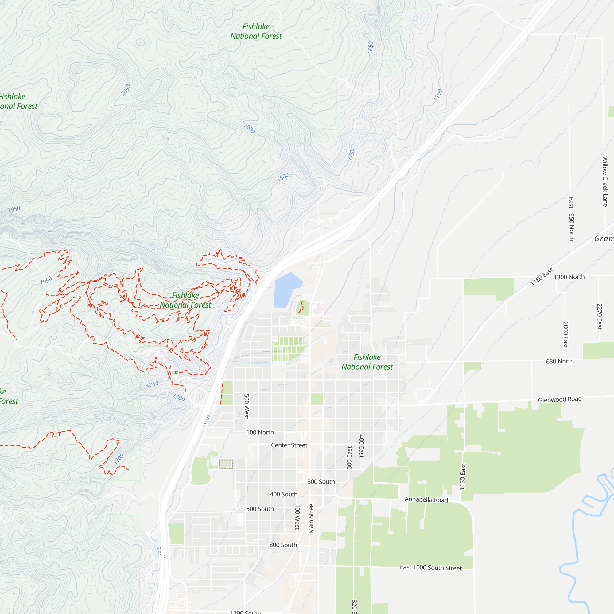 Visitor Center map