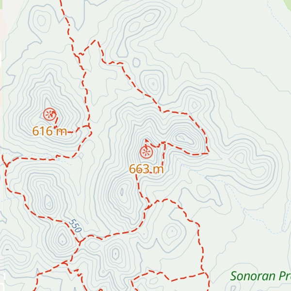 Map of Dixie Mountain
