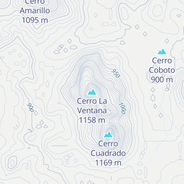 Map of Cerro La Ventana