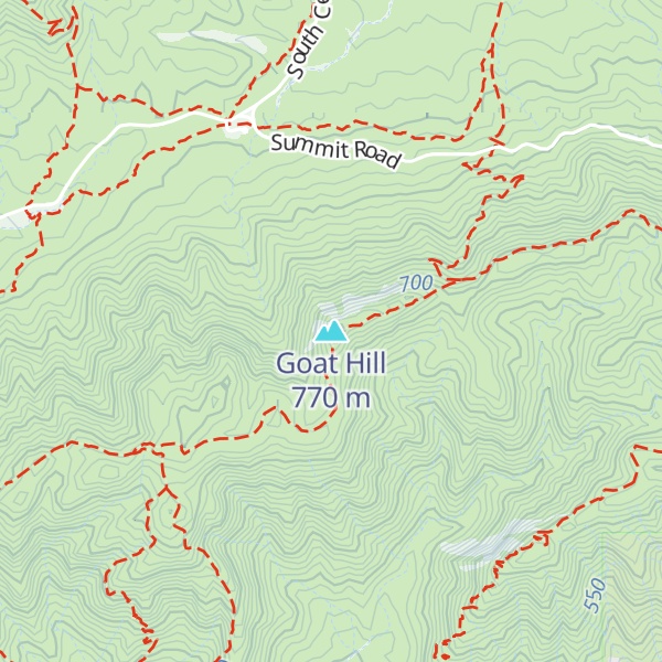 Map of Goat Hill