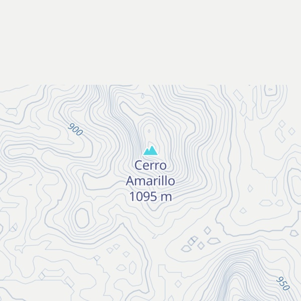 Map of Cerro Amarillo