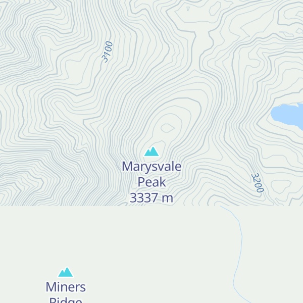 Map of Marysvale Peak