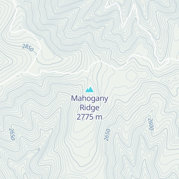 Map of Mahogany Ridge