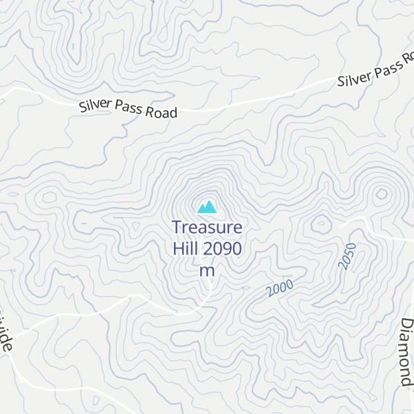 Map of Treasure Hill