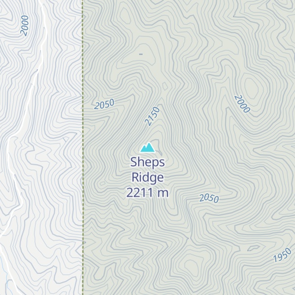 Map of Sheps Ridge